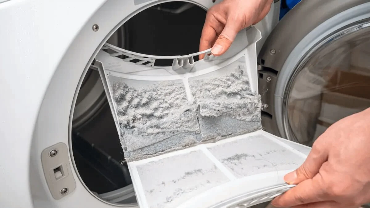 Fed up of finding dust on your laundry? This is how to clean a dryer lint  trap