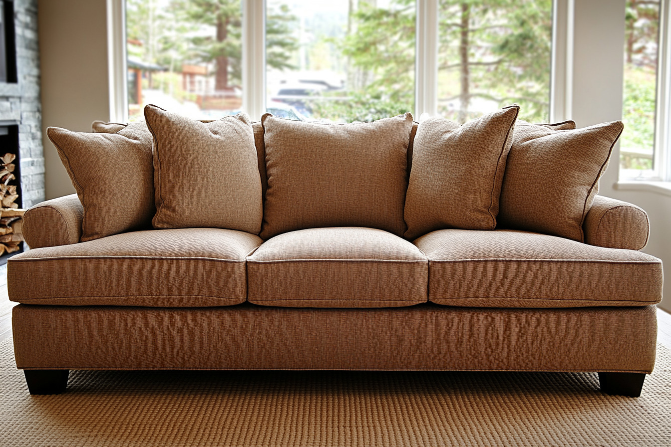 How to clean a fabric sofa without water