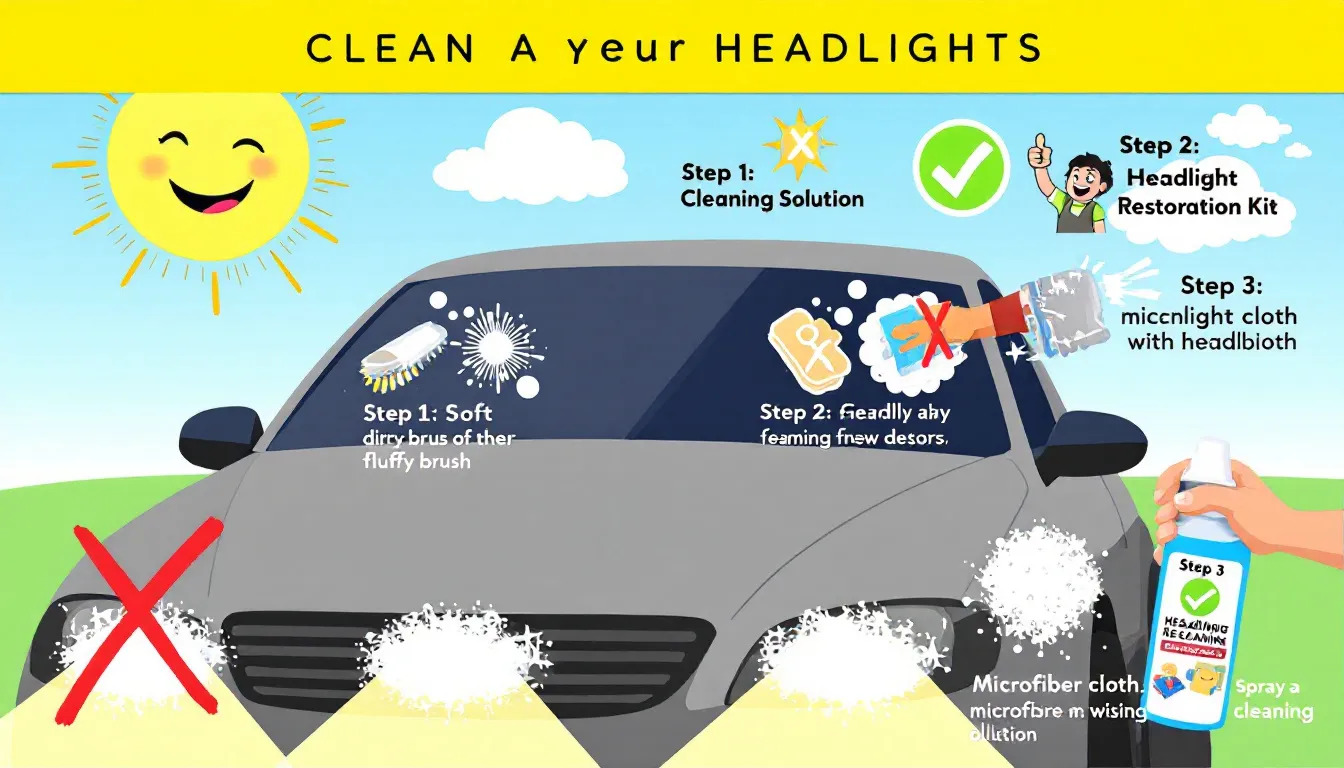 How to Clean Headlights for Clear Visibility