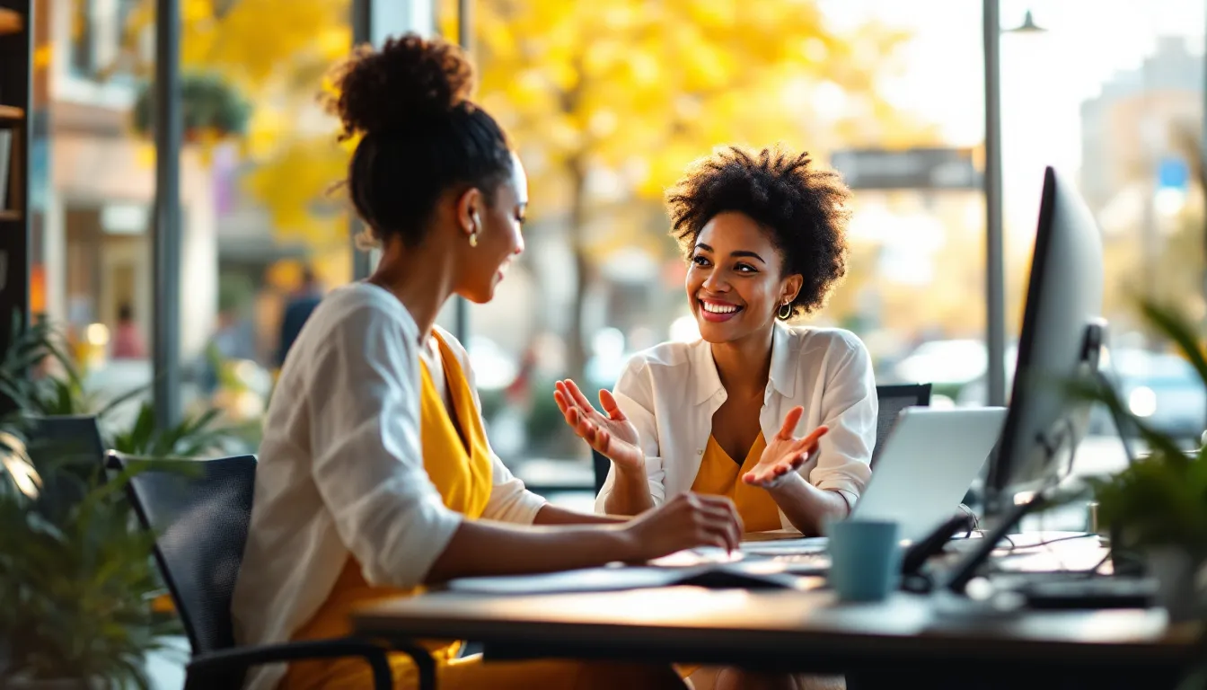 A customer service representative assisting a client for quality assurance.